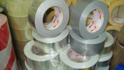 Алюминиевая клейкая лента (Kraft Premium) 48 мм/50 м